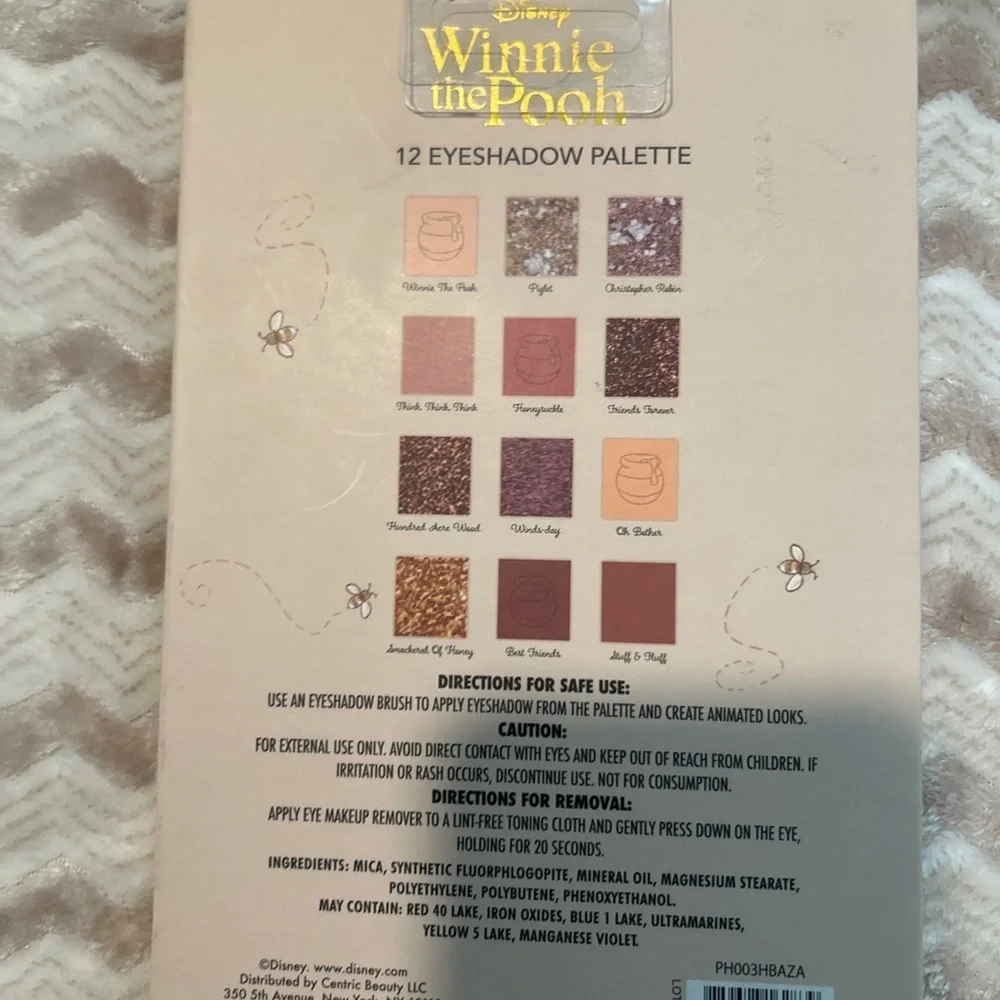 Disney Winnie the Pooh Eyeshadow Palette, Limited Edition, *NEW!*